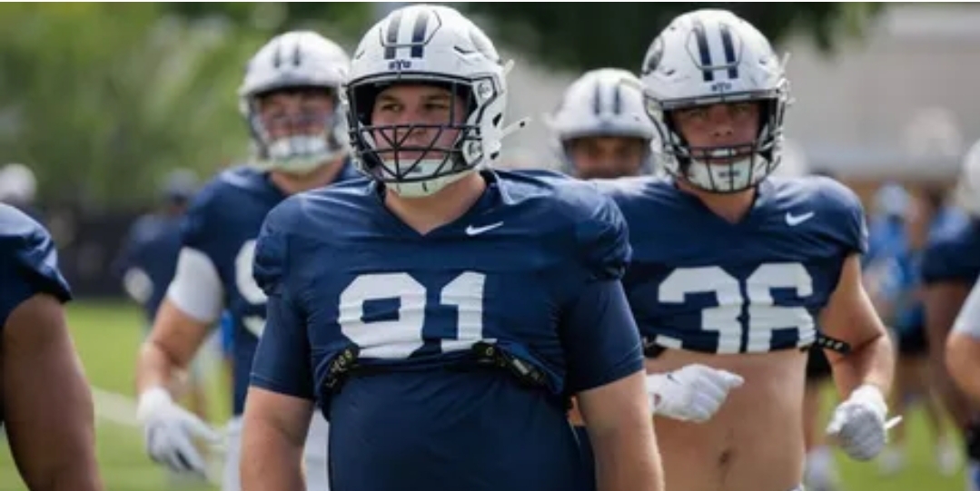 "BYU Football Defensive Tackle Dallin Johnson Shocks Fans with Bold