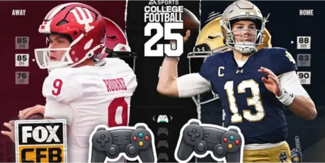 Indiana Hoosiers vs. Notre Dame Fighting Irish 2024 CFP College