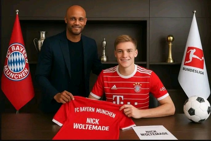TRANSFER-BOMBE IN MÜNCHEN! Der FC Bayern hat soeben offiziell bestätigt: Nick Woltemade wechselt vom VfB Stuttgart für eine vereinsrekordhohe Summe von 65 Millionen Euro zum Rekordmeister! Der 22-jährige Mittelstürmer gilt als einer der spannendsten deutschen Angreifer seiner Generation und wird als Backup für Superstar Harry Kane eingeplant. Ein Paukenschlag, der die Bundesliga elektrisiert und die Fans sprachlos zurücklässt – Bayern setzt ein klares Signal: Breite mit Weltklasse! ⚪