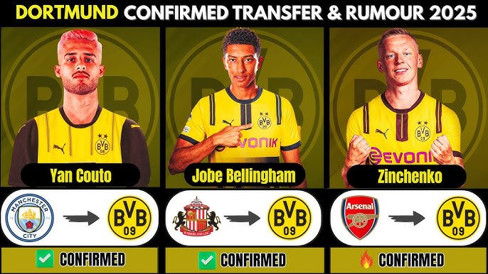 **„Dortmunds Revolution: Jobe Bellingham, Yan Couto und Sancho vereint – Ein Triple-Transfer katapultiert den BVB zurück an die Spitze Europas!“**