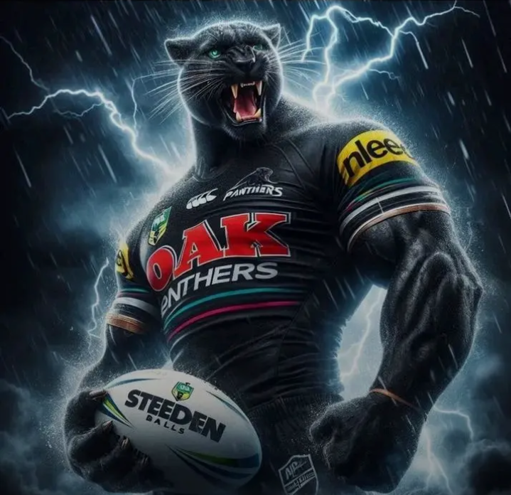 “The momentum continues! Having taken down an ex-Panthers captained team in the first final, you’re now gearing up to face another formidable opponent in the second final, led by ex-Panthers captain and coach. A win would propel you toward a historic fifth consecutive NRL title in 2025! The mantra remains: CHAMPIONS WILL ALWAYS BE CHAMPIONS. Bring it on! #PanthersPride #NRL #Champions”