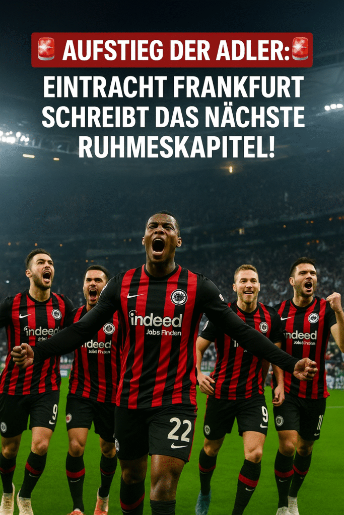 Aufstieg der Adler: Eintracht Frankfurt schreibt das nächste Ruhmeskapitel! Eintracht Frankfurt ist zurück – lauter, stärker und furchtloser als je zuvor! Unter dem tosenden Jubel im Deutsche Bank Park entfacht die Mannschaft einen unaufhaltsamen Traum vom Ruhm. Mit neuen Stars, unerschütterlichem Teamgeist und grenzenlosem Siegeswillen senden die Adler eine klare Botschaft an Europa: „Wir sind hier, um zu dominieren!“ ⚡ Jetzt beginnt ein goldenes Kapitel – eines, das Frankfurt unsterblich machen wird.