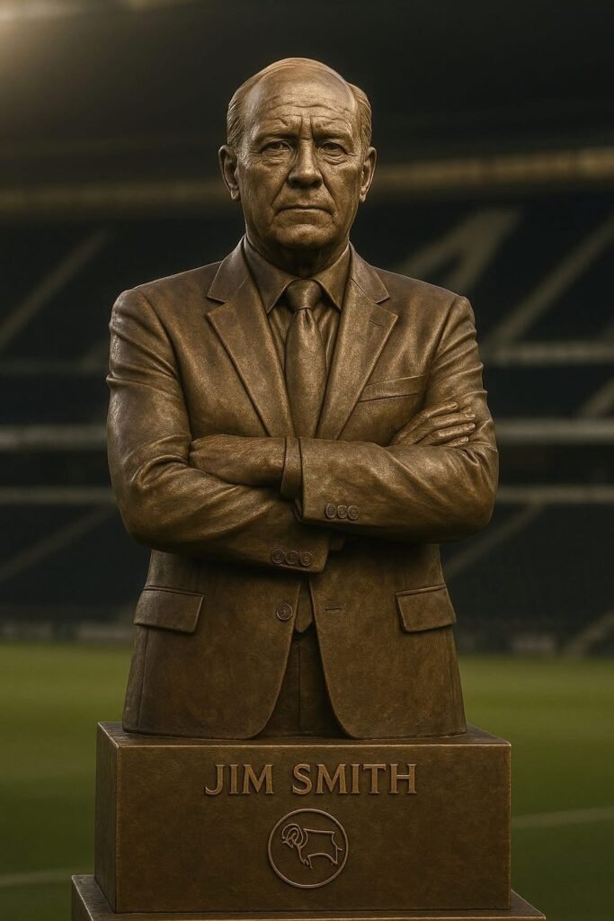 Derby County to Immortalize Iconic Boss Jim Smith with Pride Park Statue — “The Bald Eagle” to Soar Forever in Bronze!