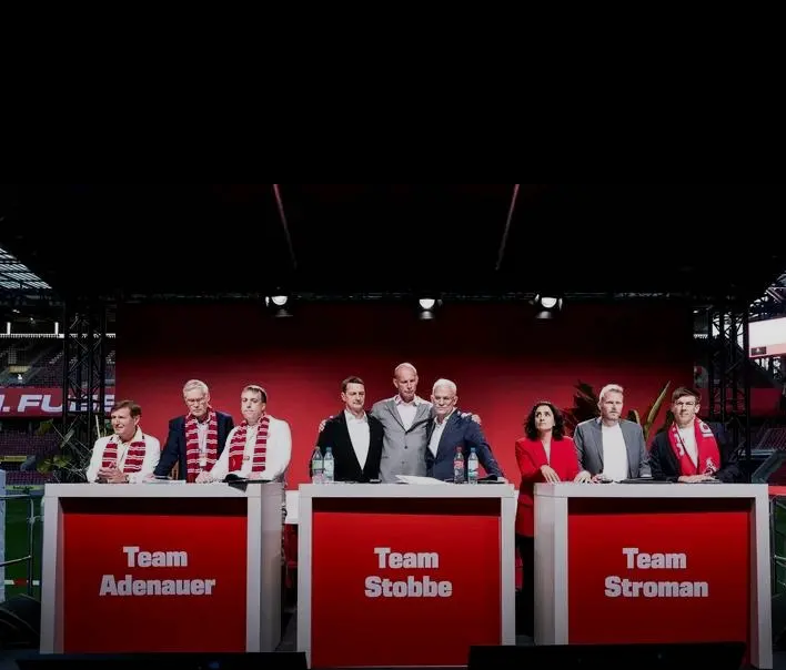 Ein historischer Moment für den 1. FC Köln 01/07 e.V.: Zum ersten Mal standen gleich drei Teams zur Wahl für den neuen Vorstand. Insgesamt gaben 5.713 Mitglieder ihre Stimme ab und bestimmten so die zukünftige Führung des Vereins. Am Ende setzte sich das Team um Jörn Stobbe durch und wurde zum neuen Präsidium gewählt. Dieser außergewöhnliche Wahlprozess zeigt das große Engagement und die lebendige Beteiligung der Mitglieder, die aktiv an der Zukunft ihres Clubs mitgestalten wollen.