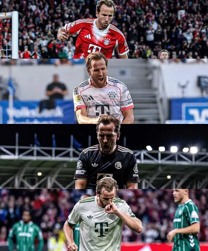 الإعصار هاري كين لا يتوقف! للمرة الثانية على التوالي، يُتوج الأمير هاري كين كأفضل لاعب في دوري أبطال أوروبا بعد أداء أسطوري! ♥️⚽ سجل ثنائية مذهلة رفعت رصيده إلى 17 هدفًا و3 تمريرات حاسمة في 9 مباريات فقط مع بايرن ميونيخ! الأعجوبة الإنجليزية أبدع وسجّل بجميع الأطقم الأربعة للفريق هذا الموسم، مؤكّدًا أنه الأفضل في العالم حاليًا! Harry Kane – FC Bayern München ❤️ #بايرنnumberone