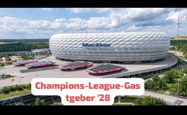 München rückt erneut ins Fußball-Mittelpunkt! Die Allianz Arena gilt laut aktuellen Berichten als führender Kandidat für das Champions-League-Finale 2028. Ein mögliches Endspiel in München wäre ein gewaltiges Signal für den deutschen Fußball und ein Fest für Fans weltweit. Mit ihrer modernen Infrastruktur, einzigartigen Atmosphäre und internationalem Ruf steht die Arena bereit für ein globales Highlight. Sollte die Entscheidung fallen, erwartet die Fußballwelt ein Event voller Emotionen, Geschichte und elektrisierender Stimmung. München wäre bereit. ⚪✨