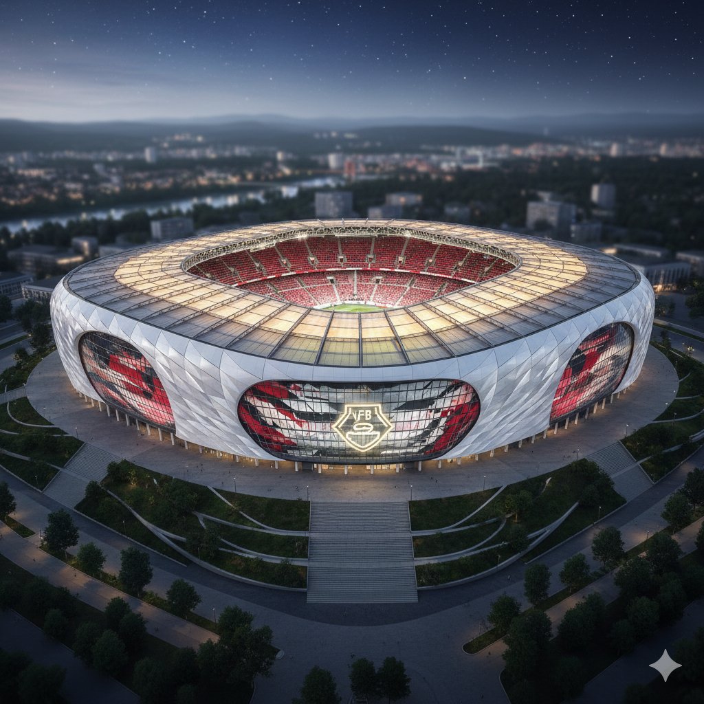 HISTORISCHES MEISTERWERK: VFB STUTTGART UND CHINESISCHER INVESTOR BAUEN FÜR 660 MILLIONEN EURO DAS GRÖSSTE UND SCHÖNSTE STADION DER WELT MIT 150.000 PLÄTZEN