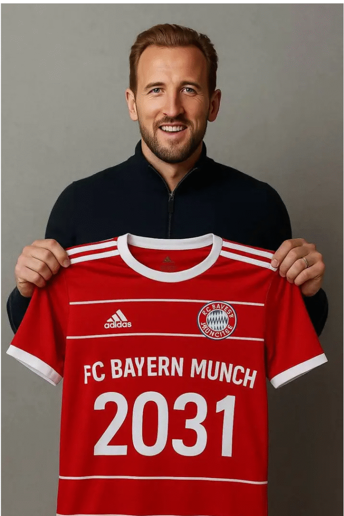 ⚪ Offiziell: Harry Kane verlängert seinen Vertrag beim FC Bayern München bis 2031! ⚽ In einem historischen Schritt hat Englands Kapitän Harry Kane seinen Vertrag beim FC Bayern München bis 2031 verlängert. Seit seinem Wechsel nach München beeindruckt Kane mit Toren, Führungsstärke und unermüdlichem Einsatz. Diese Vertragsverlängerung steht für Vertrauen, Loyalität und den unerschütterlichen Willen, weitere Titel an die Isar zu holen. Eine neue Ära der Dominanz und Leidenschaft beginnt in der Allianz Arena! ✨