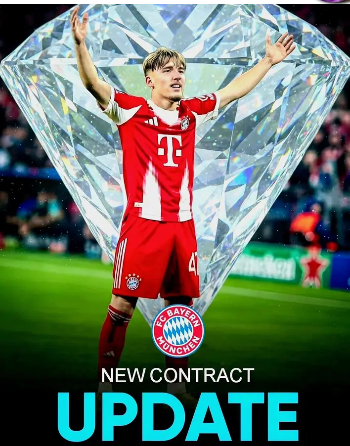 BREAKING | Bayern plant bereits neuen Vertrag für Lennart Karl Der FC Bayern arbeitet offenbar schon an einem weiteren Vertragsangebot für Lennart Karl – nur wenige Monate nach seiner letzten Verlängerung. Die Verantwortlichen sollen äußerst zufrieden mit seiner Entwicklung und seinen jüngsten Leistungen sein, weshalb ein verbesserter und langfristiger strukturierter Vertrag diskutiert wird. Karl hat die Vereinsführung mit seiner starken Form überzeugt, und Bayern sieht in ihm inzwischen einen wichtigen Baustein für die Zukunft, den man schnellstmöglich erneut absichern möchte.