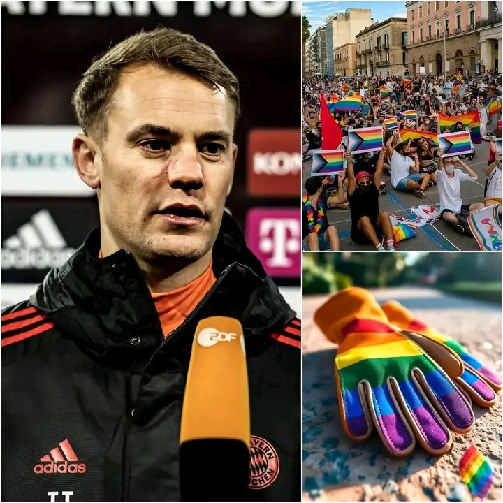 Schocken-Bombe bei Bayern München! Manuel Neuer hat eine wahre Kontroverse ausgelöst, indem er sich weigerte, das LGBT-Regenbogen-Kapitänsarmband im bevorstehenden Spiel des Vereins zu tragen. ⚡ Der deutsche Superstar betont, dass sich der Fußball ausschließlich auf das Spiel, den Wettbewerb und den Sieg konzentrieren müsse und lehnt jegliche politische oder ideologische Botschaft ab. Die sozialen Medien explodieren: Einige fordern harte Strafen oder sogar eine Suspendierung, während Millionen seine Forderung nach politischer Neutralität im Sport unterstützen. Bayern und Kompany stehen unter enormem Druck, schnell zu handeln. Jede Entscheidung wird Fans verärgern – Neuers mutiger Schritt sorgt für eine der hitzigsten Debatten im Klub!