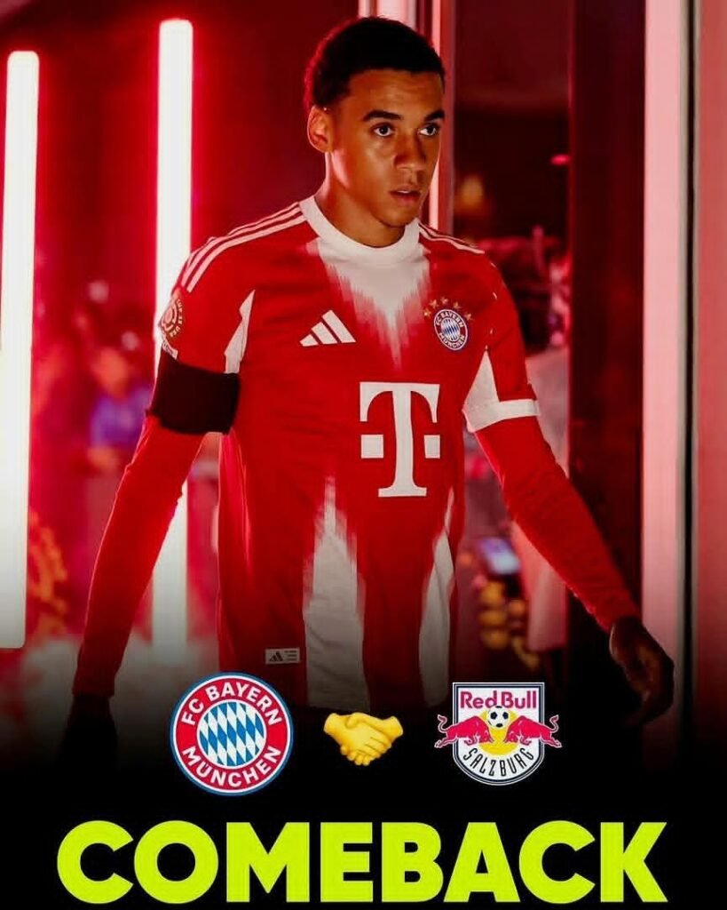 Jamal Musiala steht kurz vor seinem Comeback. Im Testspiel gegen RB Salzburg am 6. Januar könnte er