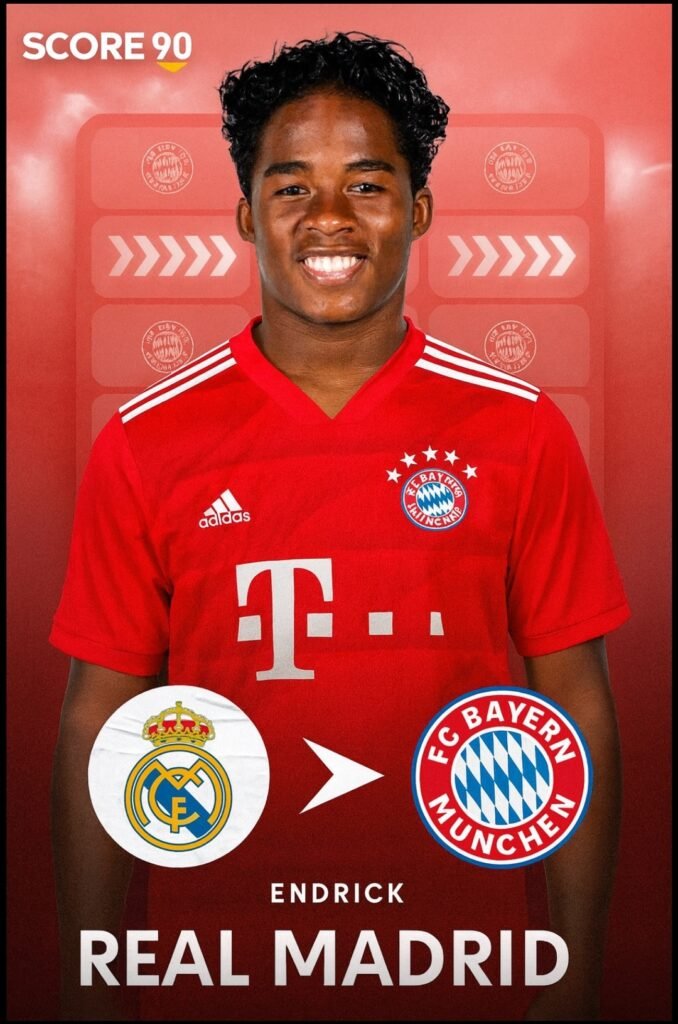 🚨 TRANSFER-BOMBE! ENDRICK LÄSST REAL MADRID FALLEN – SENSATIONELLER WECHSEL ZU BAYERN MÜNCHEN!
