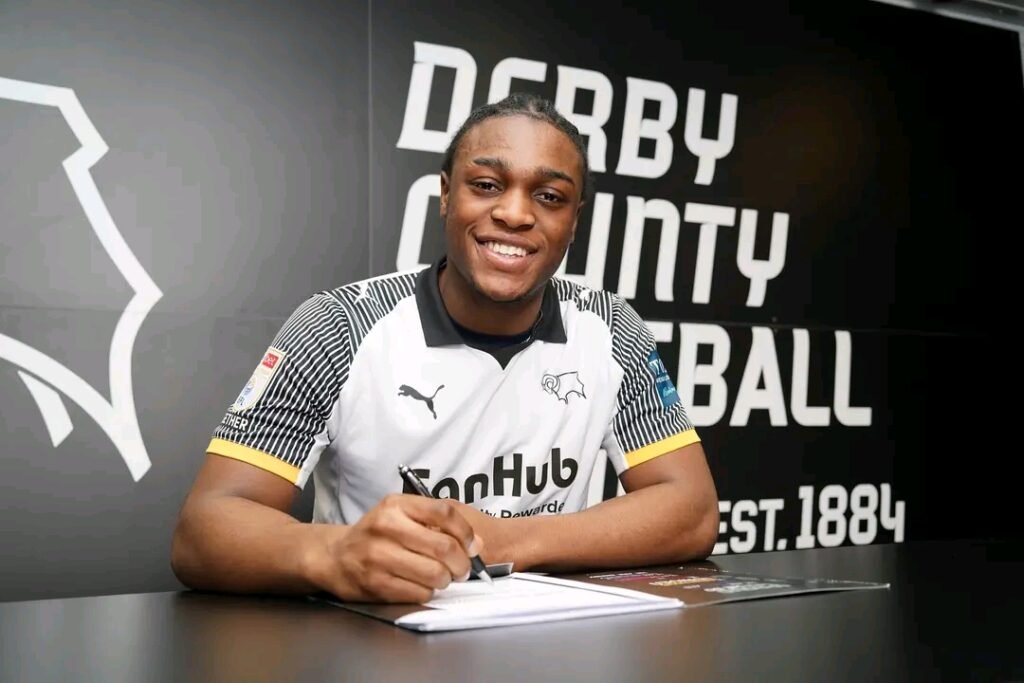 Charles Ebuka Agbawodikeizu Commits Future to Derby County with First Professional Contract ✍️