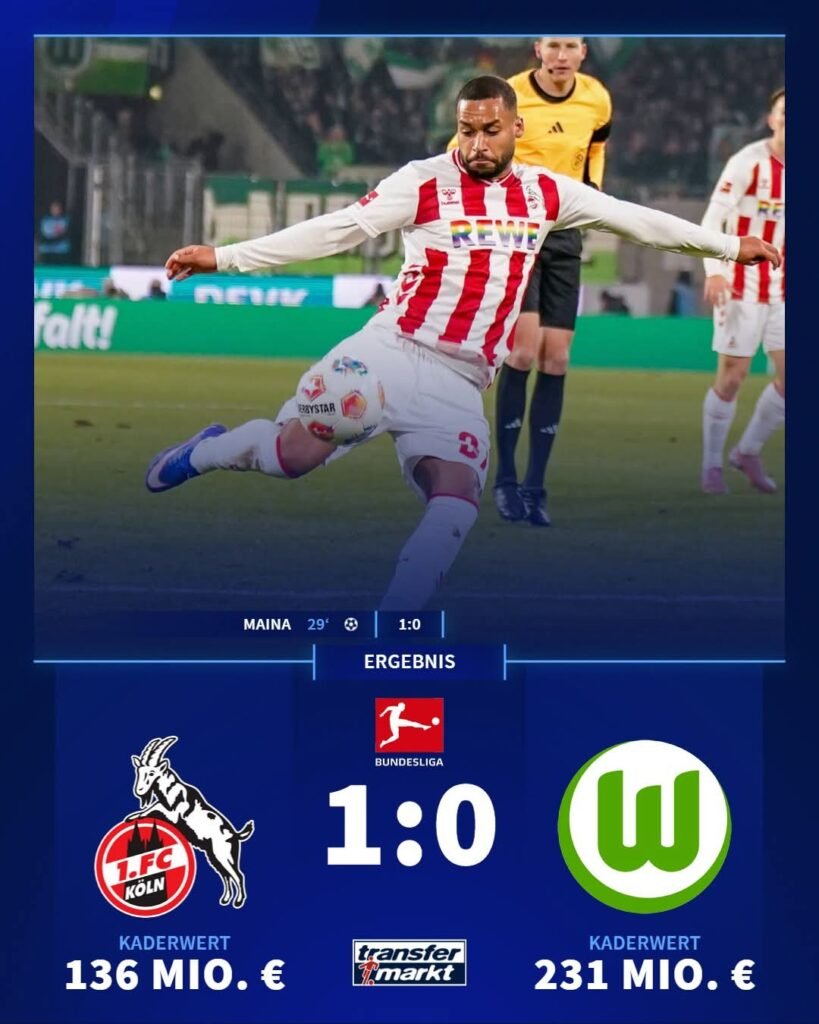 Drei ganz wichtige Punkte! Der 1. FC Köln feiert einen enormen Sieg gegen Wolfsburg