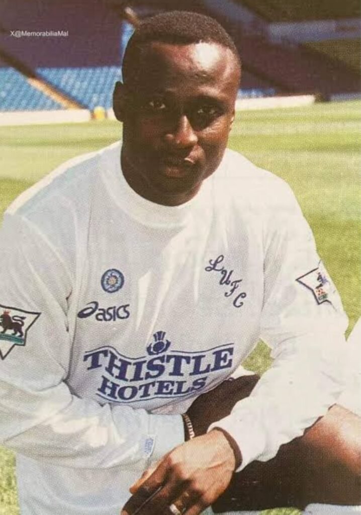Leeds United Honor Club Legend Tony Yeboah with Statue Celebrating His Passion, Power, and Lasting Legacy