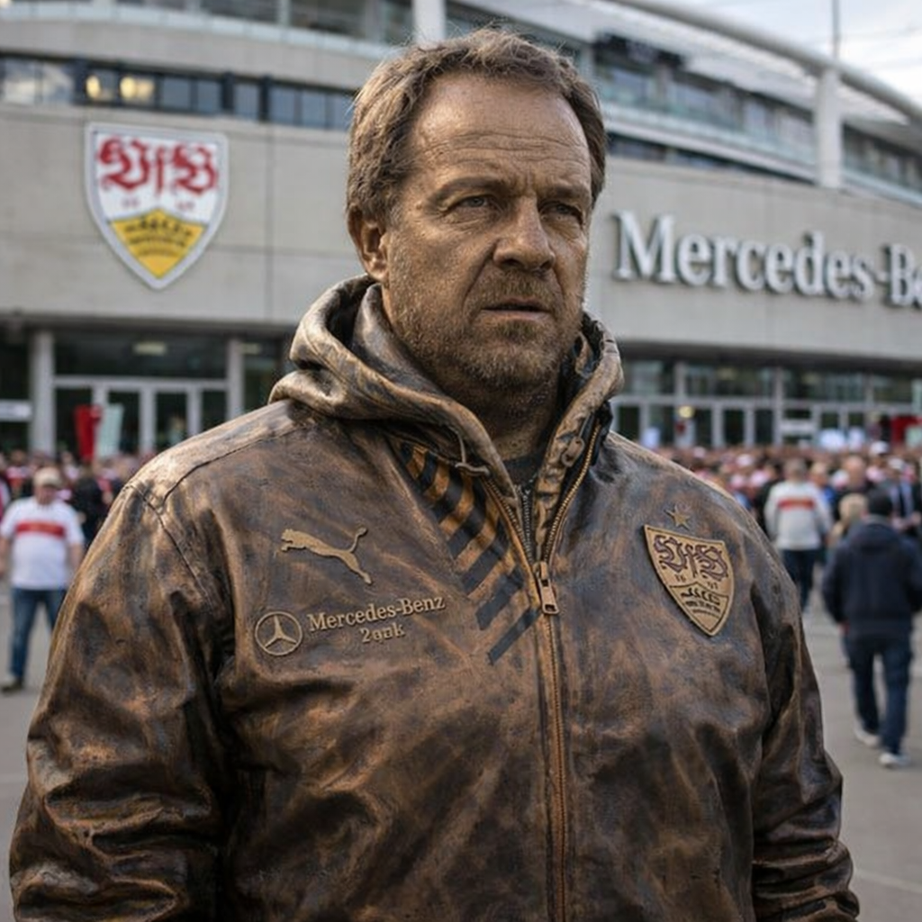 💥🚨 NOCH EINE ERDBEBEN-BOMBE! 🚨💥 Stuttgart steht in Flammen, denn VfB Stuttgart sorgt für einen historischen Knall – eine gewaltige Bronzestatue für Alexander Zorniger 🟤🔥. Eine Ehrung für pure Intensität, taktischen Mut und unaufhaltsame Führungsstärke 🧠⚽. Die Fans drehen durch, Emotionen kochen über, Gänsehaut überall 😱🏟️. Das ist mehr als eine Auszeichnung – es ist Vermächtnis, Glaube und Vereinsseele in Bronze gegossen ❤️🖤. Der deutsche Fußball hält den Atem an, während Zornigers Vermächtnis für die Ewigkeit gemeißelt wird 🚀🏆