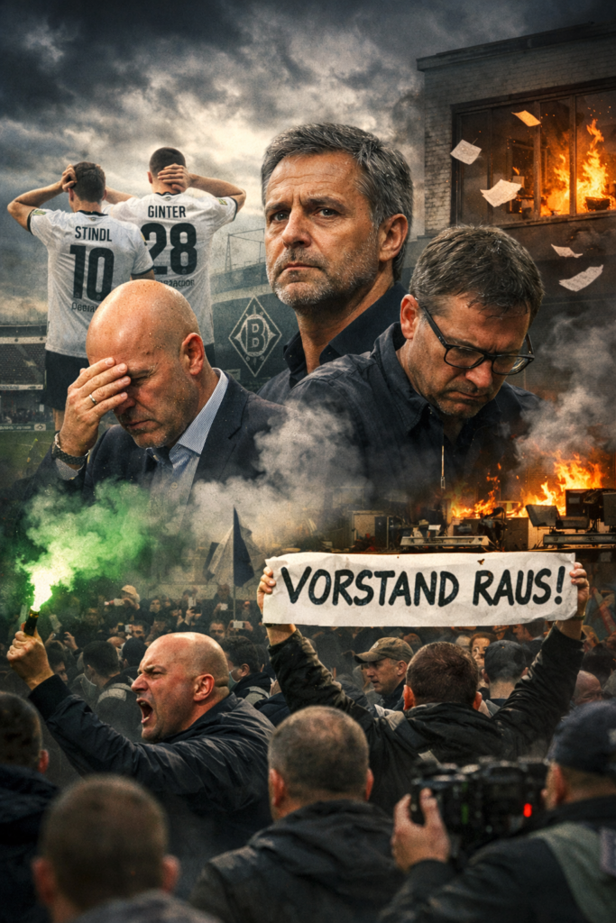 🔥 KRISE IN GLADBACH: Schockierende Vorwürfe gegen den Vorstand wegen Missmanagement – Fans wütend, während interne Turbulenzen die Stabilität des Klubs bedrohen, Top-Spieler ihre Zukunft hinterfragen und die Bundesliga-Welt fassungslos auf das Chaos hinter den Kulissen blickt!