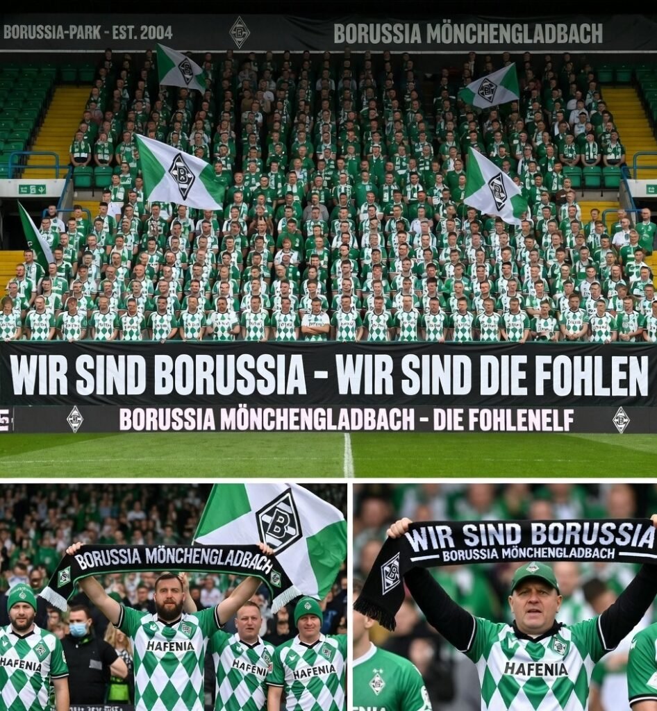 🚨💣 SCHOCKIERENDE BOMBE: Die Fußballwelt ist sprachlos, während die Anhänger von Borussia Mönchengladbach und Nottingham Forest weiterhin die Schlagzeilen dominieren – mit unvergleichlicher Leidenschaft, ohrenbetäubender Unterstützung und furchtloser Loyalität. Sie schreiben die Geschichte der Fankultur neu und beweisen erneut, dass wahre Größe nicht nur auf dem Platz entsteht, sondern auf den Tribünen, wo ihre Energie, Einheit und unerschütterliche Hingabe Rivalen sprachlos und die gesamte Fußballwelt in Ehrfurcht versetzen. 🔥⚽💥