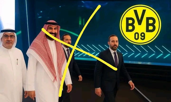 DEAL ABGELEHNT: Ein arabischer Milliardär hatte eine Investition von 19,8 Milliarden Pfund in Borussia Dortmund geprüft, mit dem Ziel, Kaderstabilität, Infrastruktur und langfristigen Champions-League-Erfolg zu stärken. Doch der Deal wurde nun offiziell abgelehnt und abgesagt. Trotz des enormen finanziellen Potenzials entschied sich die Vereinsführung, ihre Unabhängigkeit und Werte zu schützen – eine Entscheidung, die unter den Fans eine intensive Debatte darüber ausgelöst hat, ob eine große Chance verpasst wurde.