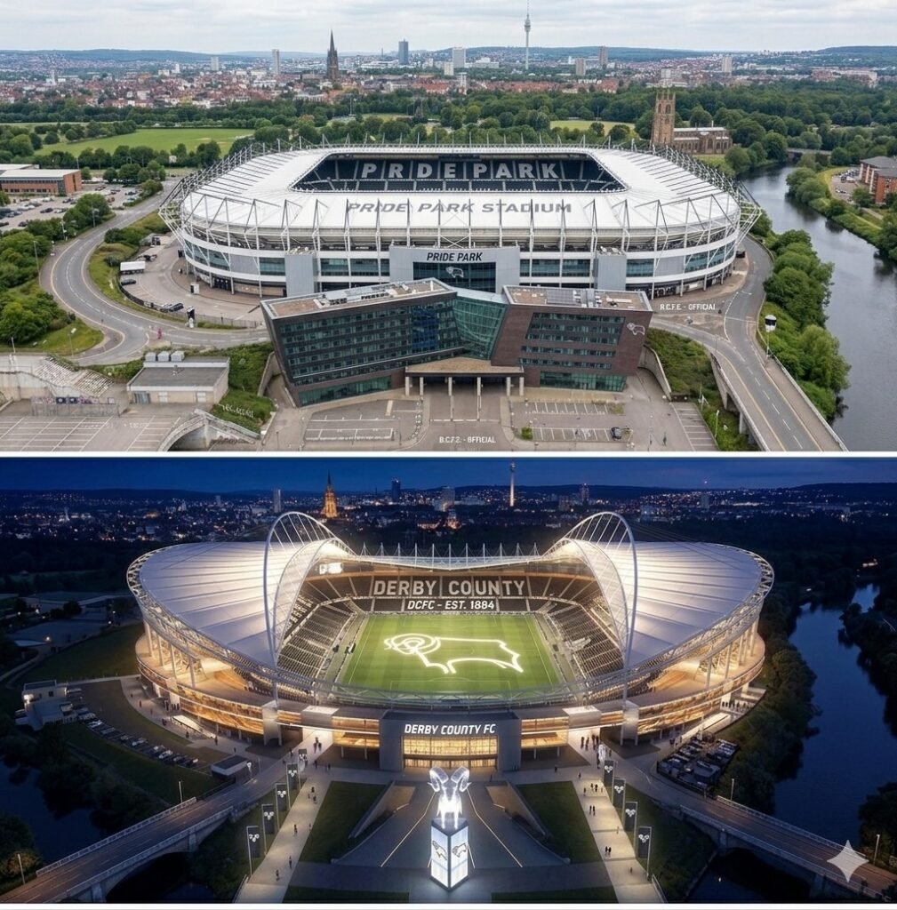FUTURE REVOLUTION AT PRIDE PARK! Derby County set for $450M transformation – A new era for the Rams begins!