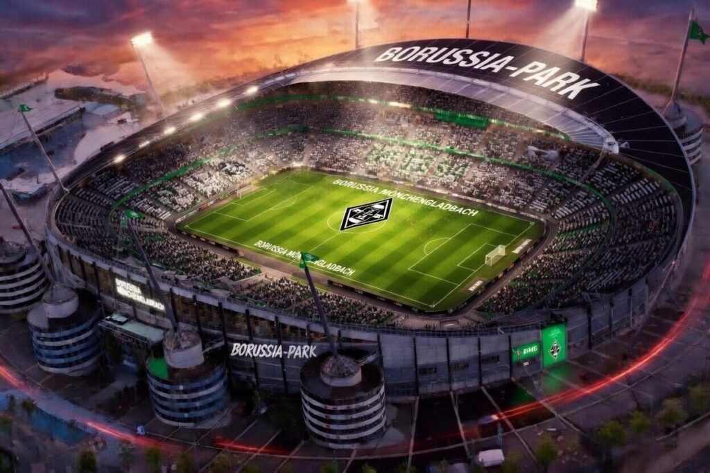 BREAKING 🚨 Borussia Mönchengladbach investiert 120 Millionen Euro in ein neues Stadiondach zur Modernisierung und für ein verbessertes Fan-Erlebnis.