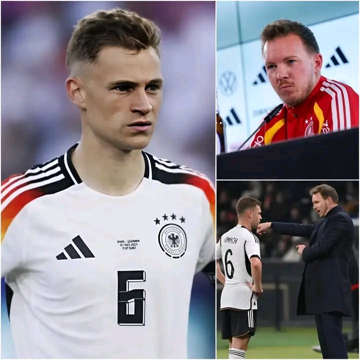Mit einer Entscheidung, die ganz Deutschland erschütterte, zog sich Joshua Kimmich trotz seiner Nominierung durch Julian Nagelsmann überraschend aus der Vorbereitung der deutschen Nationalmannschaft für die Weltmeisterschaft 2026 zurück. In ruhigen, aber tief bewegenden Worten machte Kimmich deutlich, dass manche persönlichen Kämpfe und familiären Verpflichtungen größer seien als Ruhm, Druck und das Trikot der Nation. Seine ehrliche Aussage hinterließ Sprachlosigkeit in der Kabine von Die Mannschaft und löste unter Millionen Fans emotionale Debatten, Respekt und Nachdenklichkeit über wahre Prioritäten im Leben aus.