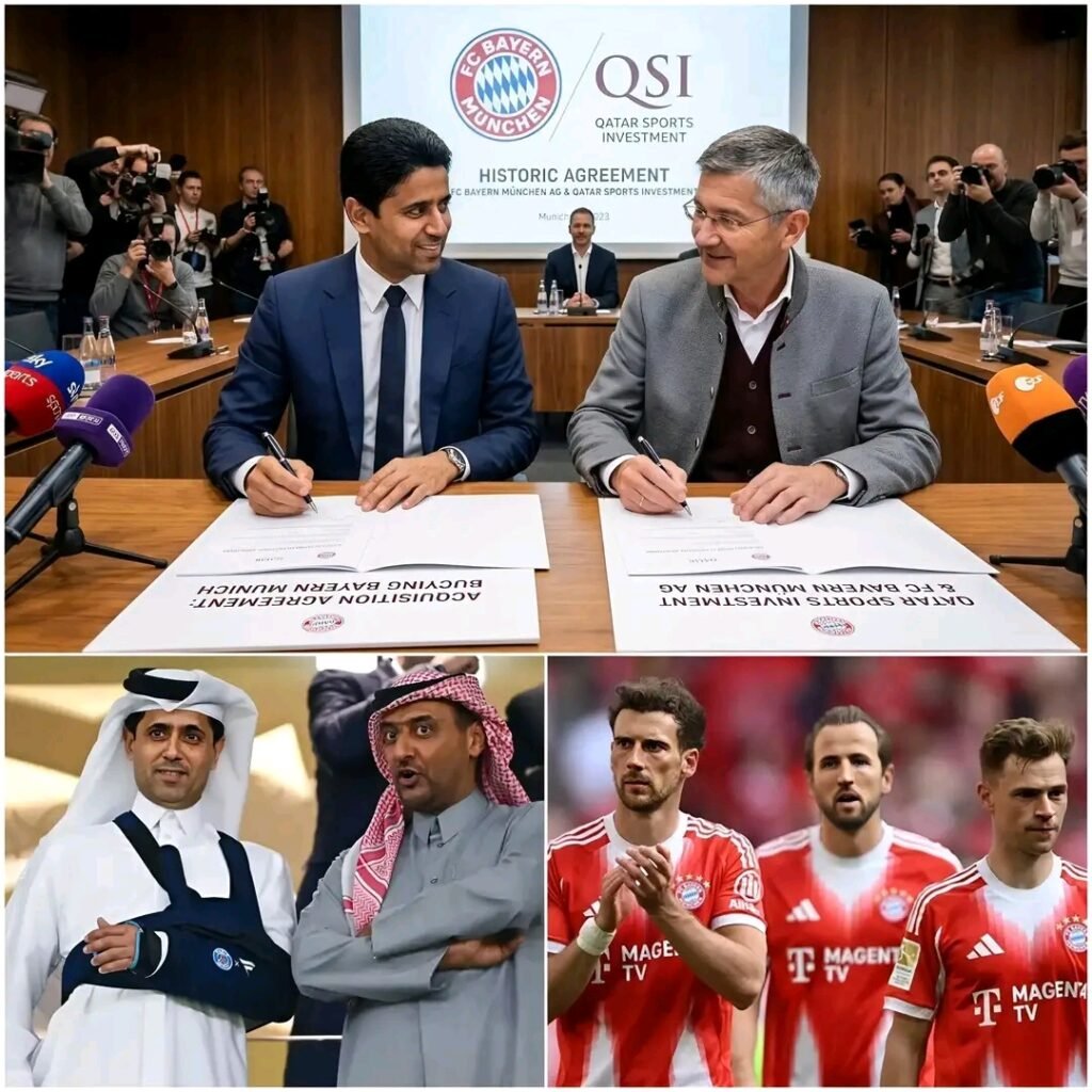 SKY NEWS REPORT: Qatar Sports Investments sollen angeblich FC Bayern Munich ins Visier genommen haben – ein sensationeller Schritt, der den deutschen Fußball erschüttern könnte. Gerüchten zufolge könnte sogar die 50+1-Regel angegriffen werden, während Bayern zur….