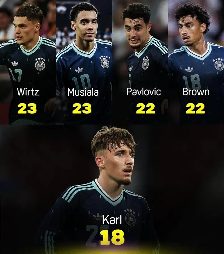 Deutschlands goldene Generation? Die Zukunft sieht mit Wirtz, Musiala, Pavlović, Brown und Karl vielversprechend aus