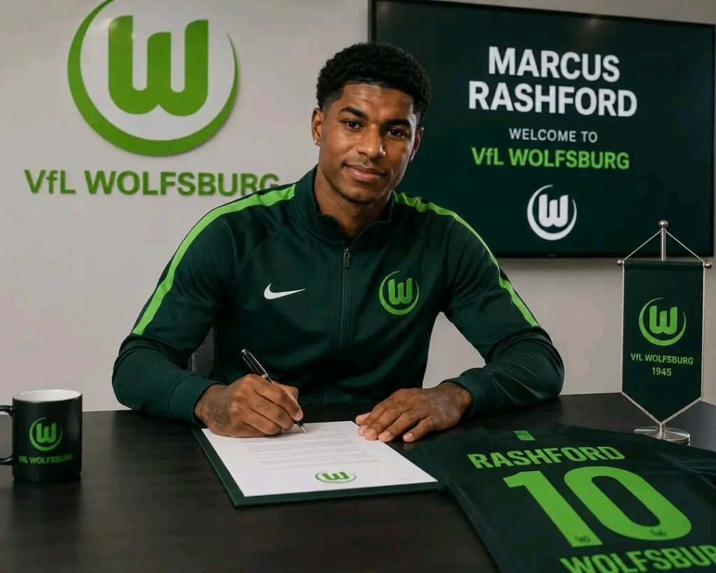 HERE WE GO! MARCUS RASHFORD ZUM VFL WOLFSBURG