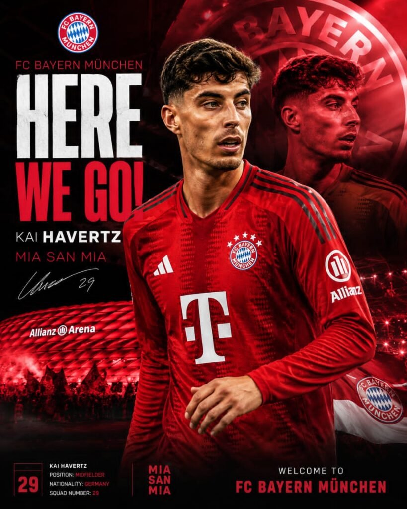 🚨🚨 BAYERN MÜNCHEN PRÜFT OFFENBAR EIN ANGEBOT FÜR KAI HAVERTZ! 🔴⚪🔥
