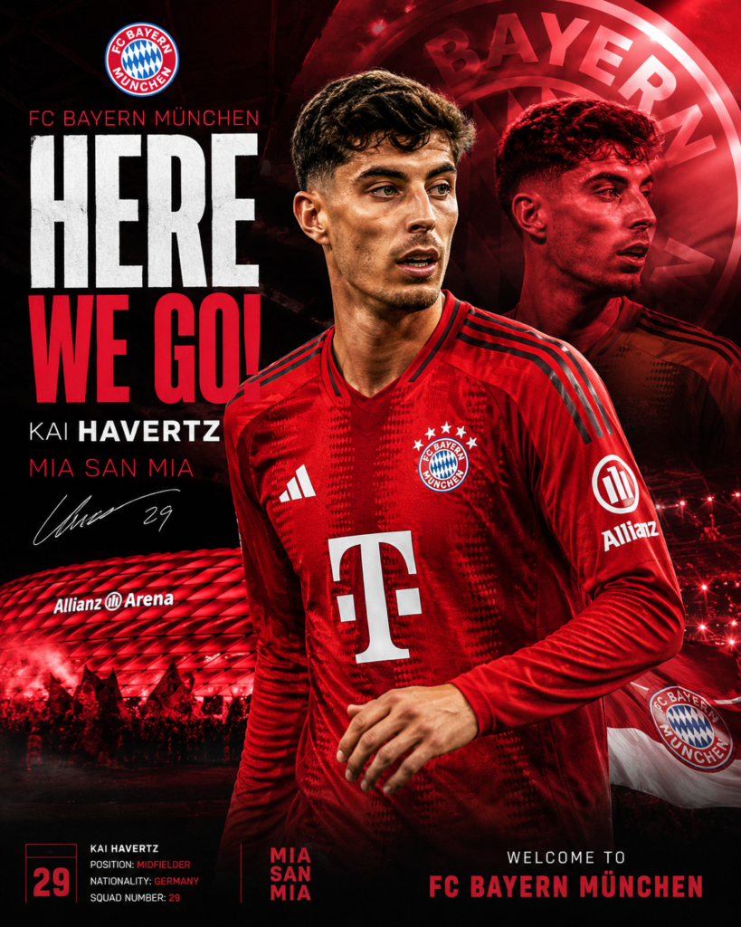 „Bayern München ist daran interessiert, ein Angebot für Kai Havertz abzugeben.“