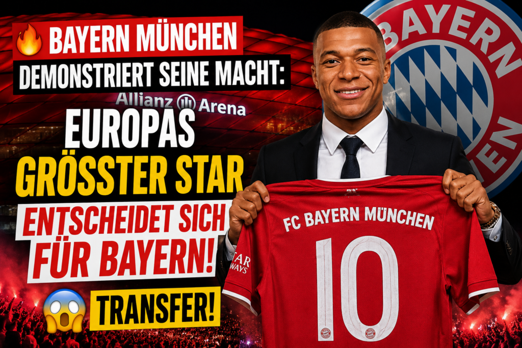 Die Fußballwelt steht Kopf! Bayern München hat angeblich einen spektakulären Transfer-Coup gelandet und sich die Zusage eines der größten Stars Europas gesichert