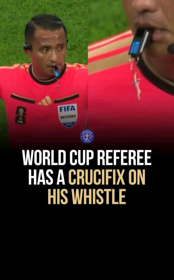 😲 Cameras Capture Emotional Detail on Referee’s Whistle During World Cup Match