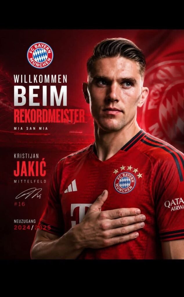 Bayern coup shakes Europe: Jakić says yes to Munich – fans are going crazy! Munich – Hardly anyone expected this transfer! FC Bayern Munich has set a real exclamation mark on the transfer market and surprised Kristijan Jakić………….