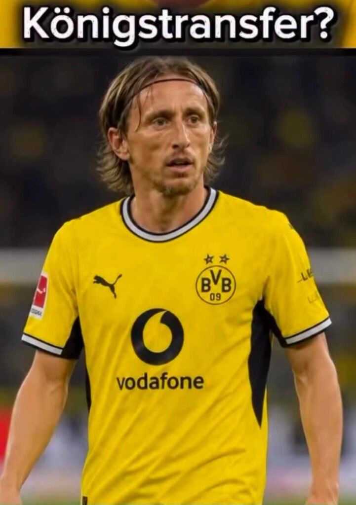 BVB VOR DEM TRANSFER-COUP DES JAHRES? LUKA MODRIĆ IM DORTMUND-TRIKOT – FANS TRÄUMEN VOM SPEKTAKEL DES SOMMERS!