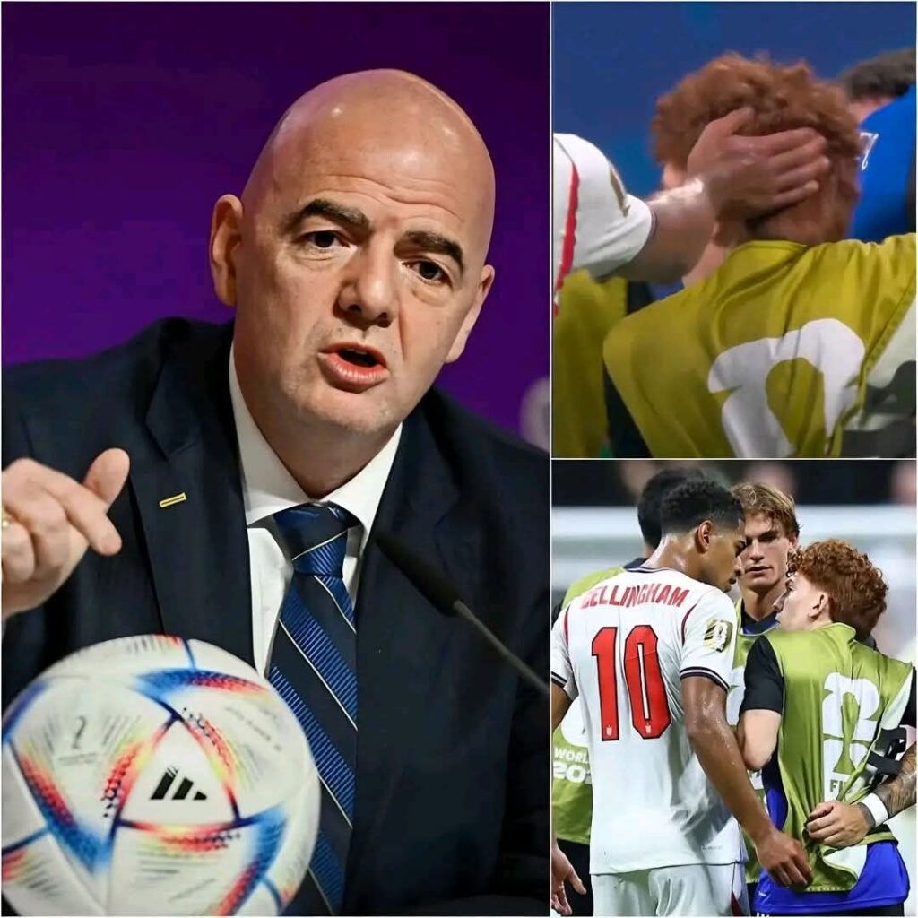 🔴🔴 Hinter den Kulissen erschüttert ein neuer Skandal die Fußballwelt Der Fußball-Weltverband FIFA steht erneut im Mittelpunkt einer hitzigen Debatte. Jude Bellingham, der aufstrebende Star von Real Madrid und England, soll nach dem….