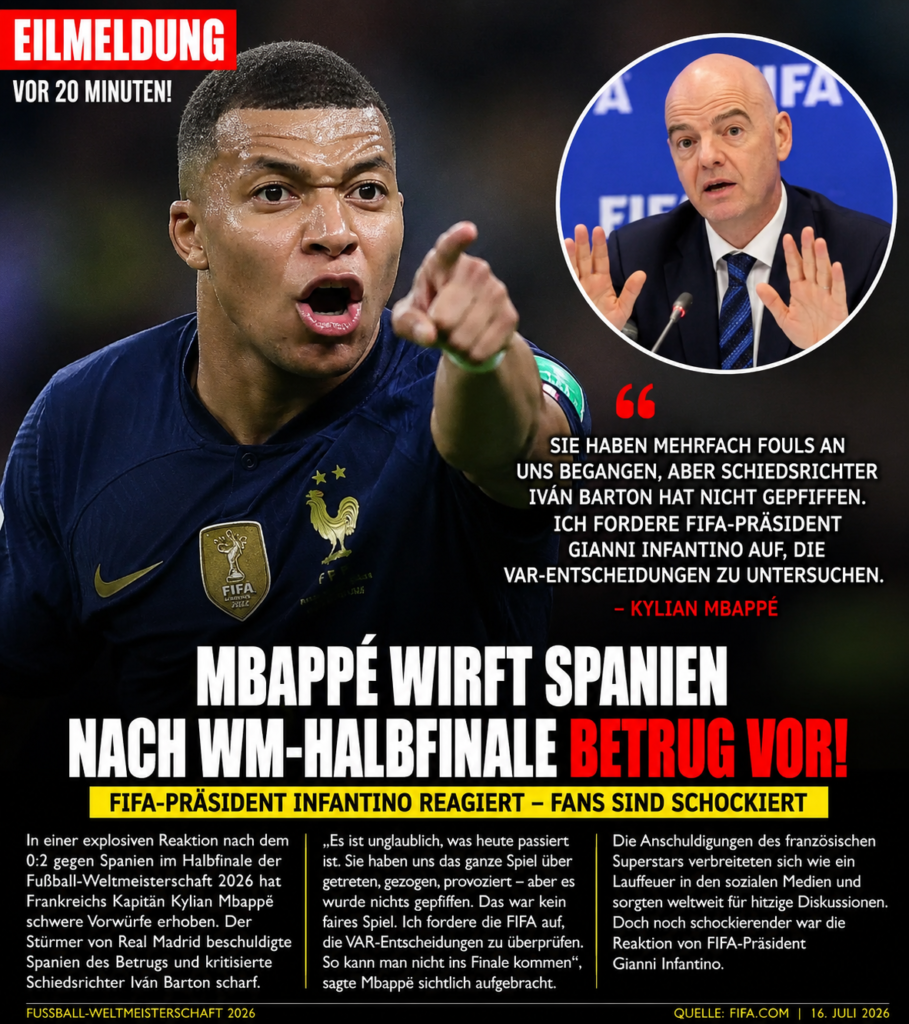 Mbappé erhebt schwere Vorwürfe nach WM-Aus: Frankreichs Superstar fordert FIFA-Untersuchung
