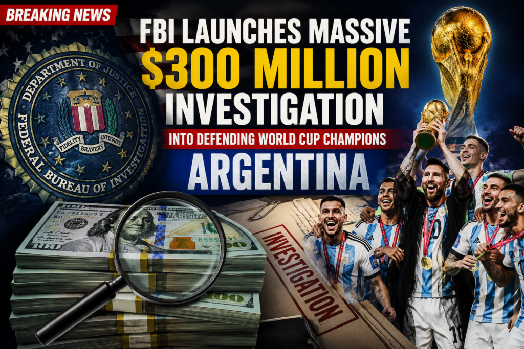 BREAKING: FBI Launches Massive $300 Million Investigation Into Defending World Cup Champions Argentina!