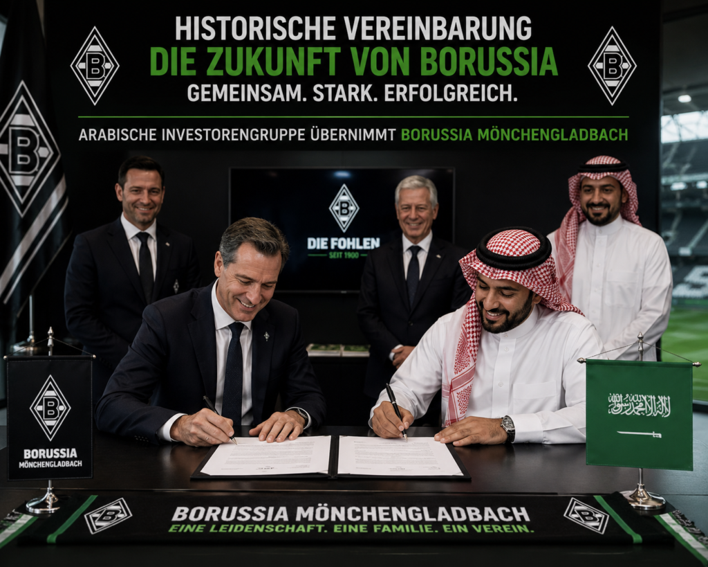 SCHOCKWELLE IN DEUTSCHLAND: Arabische Investoren bereit, Borussia Mönchengladbach zu kaufen? Fans reagieren auf wachsende Übernahme-Gerüchte