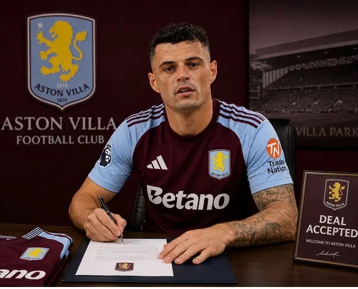 DEAL ACCEPTED: Aston Villa Complete Stunning Move for Granit Xhaka…
